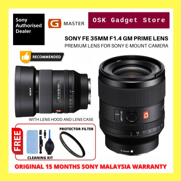 Sony FE 35mm F1.4 GM G Master Premium Prime Lens For Sony E-Mount