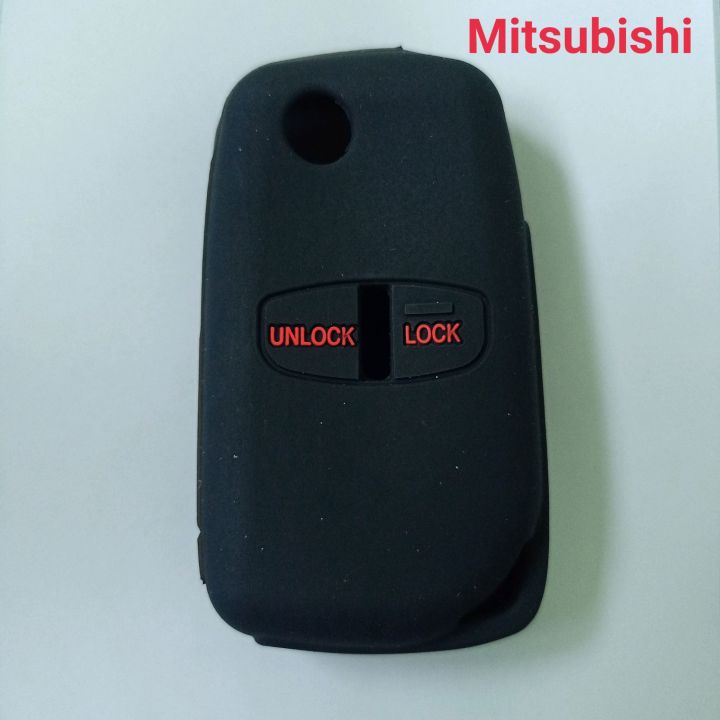 กรอบกุญแจรถยนต์แบบพับ-มิตซูบิชิ-มิราท-แอคทราจ-ไททัน-ปาเจโร่-mitsubishi-mirage-attrage-triton-pajero-2ปุ่ม
