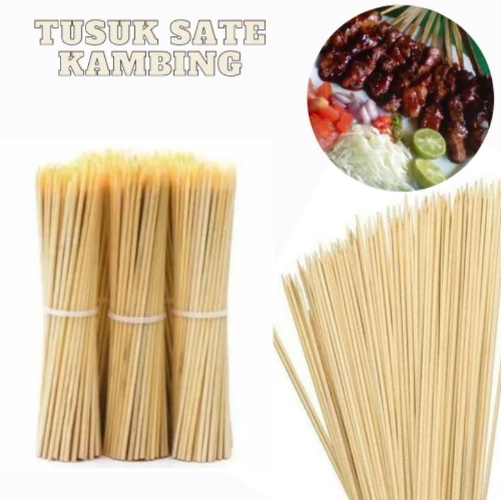 Tusuk Sate Bambu 20 Cmtusuk Sate Bambutebal Tusuk Sate Bambu Kambing