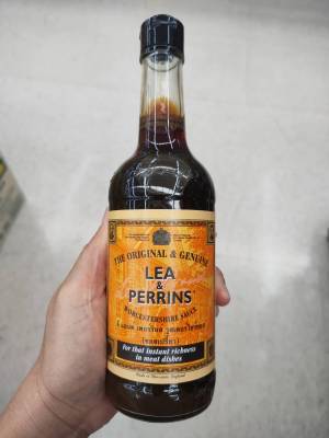 Lea&amp;Perring Worcestershire 290 ml.ซอสเปรี้ยววูตเตอร์ เหมาะสำหรับปรุงอาหาร หรือราดซอสบนเสต็ก 290 มล.