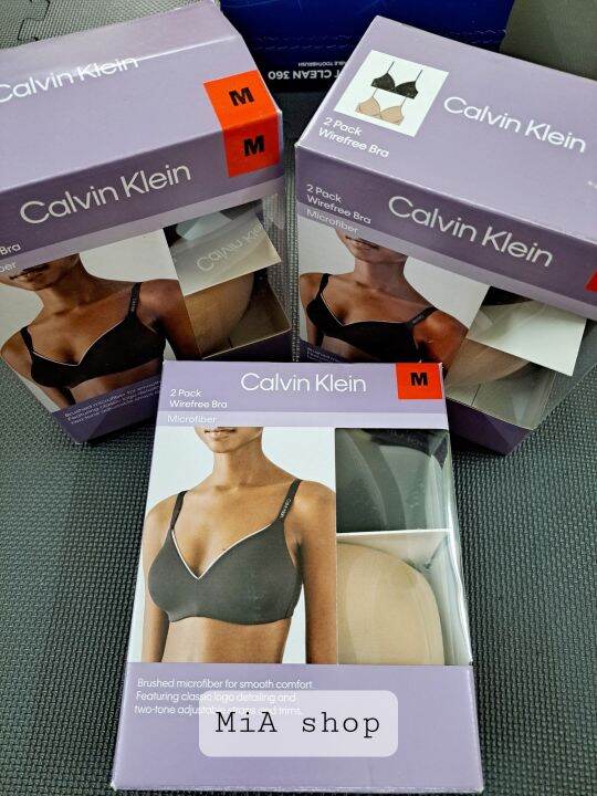 Set 2 Áo Lót Ck Ko Gọng Wirefree Bras Size M | Lazada.Vn
