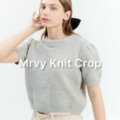 Mrvy Knit Crop (Grey)
