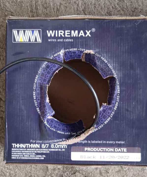 #8 THHN wire. Wiremax | Lazada PH