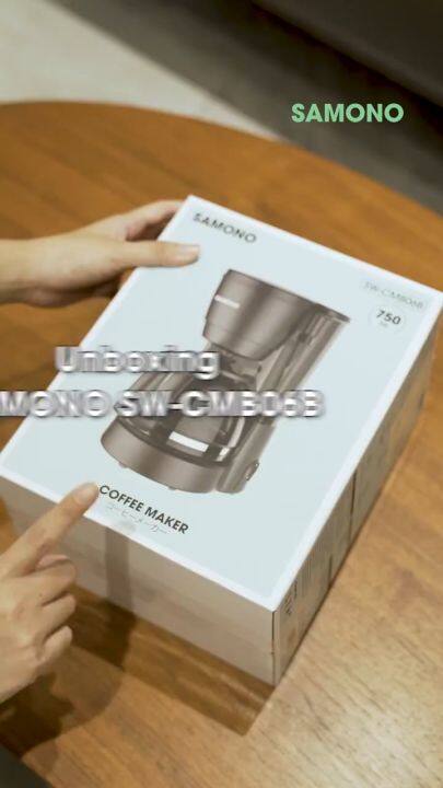 Samono 750ML Coffee Maker Mesin Kopi Multifungsi 2 in 1 Anti Bocor