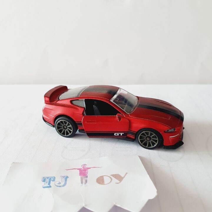 โมเดล-รถเหล็ก-majorette-ford-mustang-gt-red-no-package