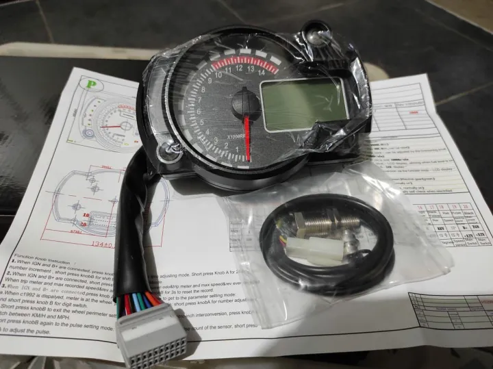 SPEEDOMETER KOSO RX2N COPY NOT ORI SET PANGKON PNP SHOCK HONDA Lazada