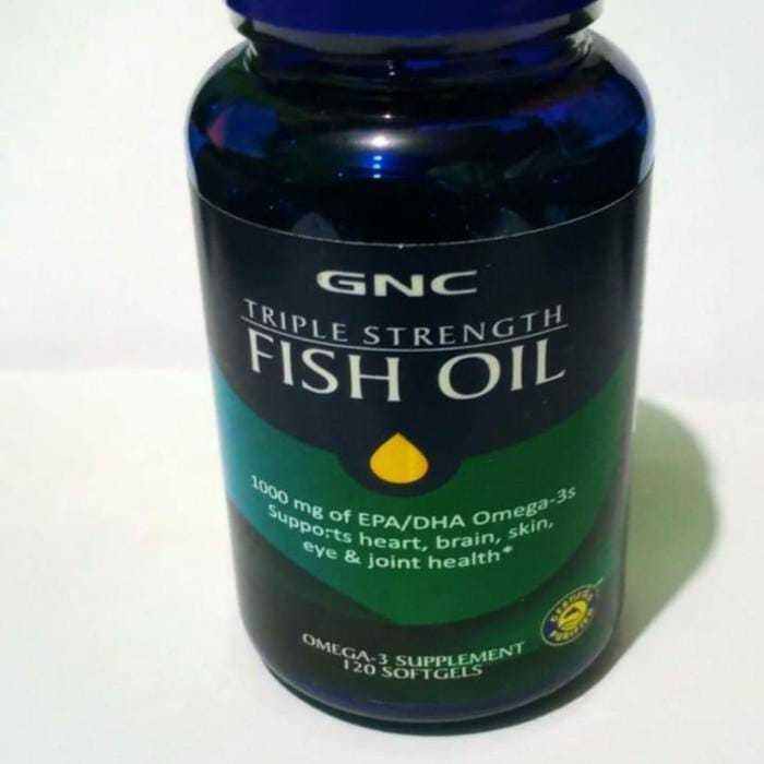 Triple Strength Fish Oil 1000mg - 120 Softgels