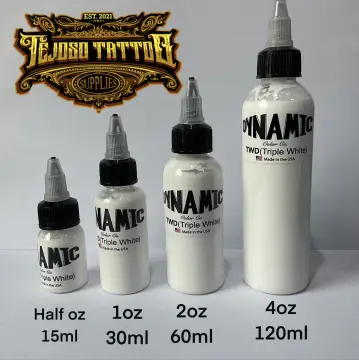 Dynamic Triple Black Tattoo Ink Bottle 8oz