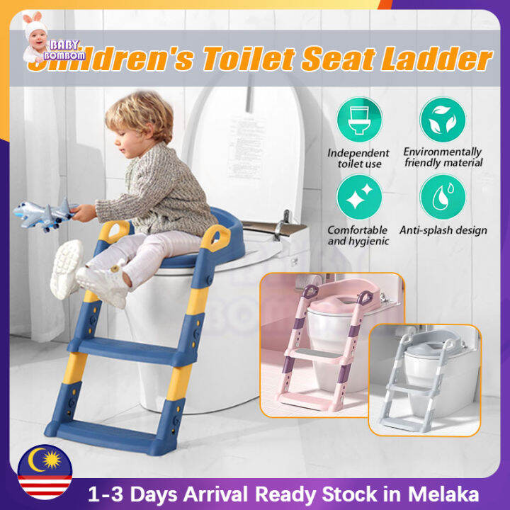 Stair Style Baby Potty Training Toilet Boy Girl Children's Toilet Seat