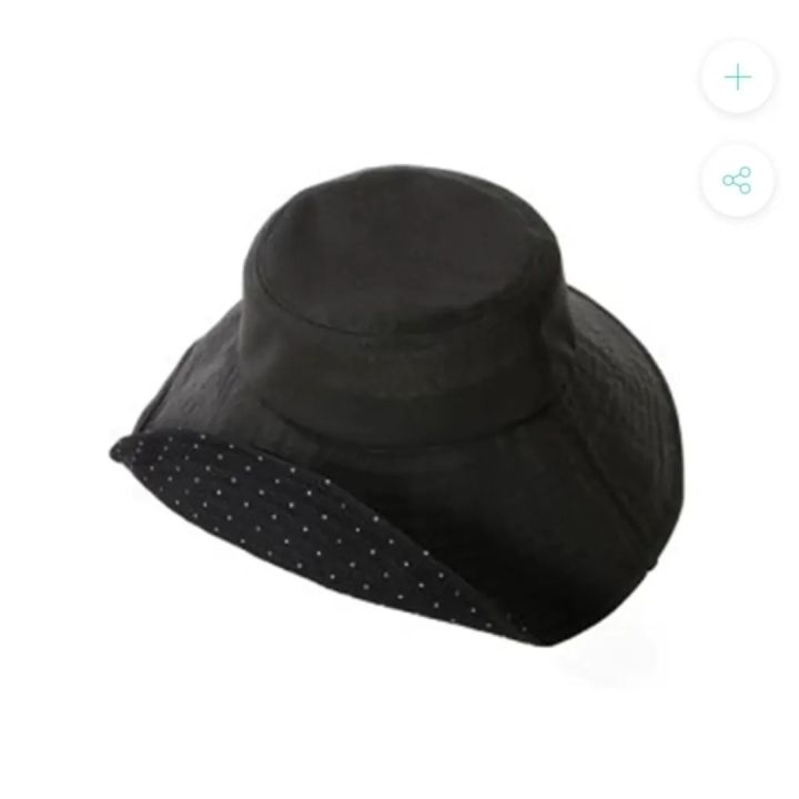 heat-shielding-foldable-cool-sun-hat-black-x-dot-นำเข้าจากญี่ปุ่น-ราคา-799-บาท