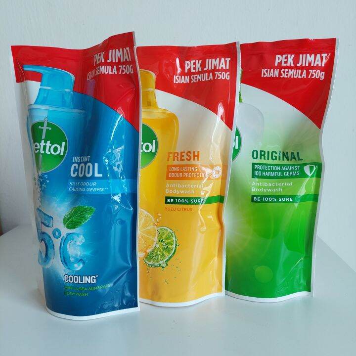 Dettol Body Wash Refill Pack 750ml Lazada