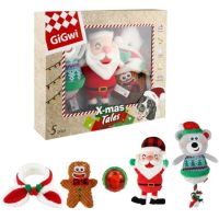 GiGwi Xmas Box for Small (Santa Box), Large Dogs (Dino Box) and Cats