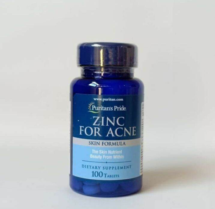 Puritan's puritan pride zinc for acne 100 tabs Lazada Indonesia