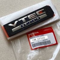 ?แท้ศูนย์ โลโก้ VTEC TURBO CIVIC FE 2021-2023 ขนาด 10.5x2.5cm (UYY-75724-T24-T00)