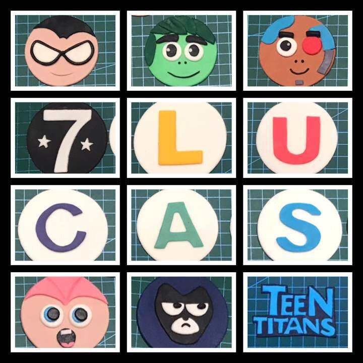 Edible Cupcake Toppers Teen Titans 12 Pcs Fondant Lazada Ph