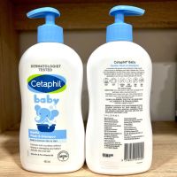 แพ๊กเกจใหม่CETAPHIL BABY WASH &amp; SHAMPOO FOR HAIR &amp; BODY 400MLอาบน้ำและสระผมเด็ก