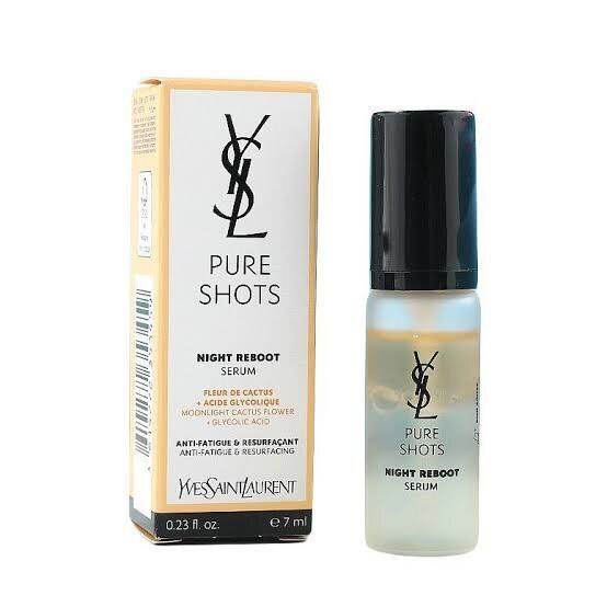 YSL Pure Shots Night Reboot Serum 7ml Lazada.co.th