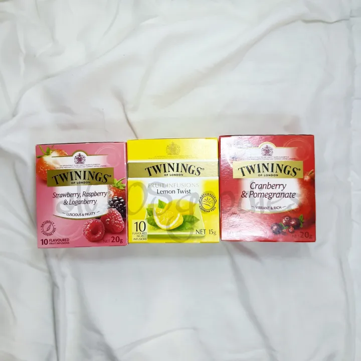 Twinings Cranberry&Pomegranate, Strawberry,Raspberry&Loganberry, Fruit
