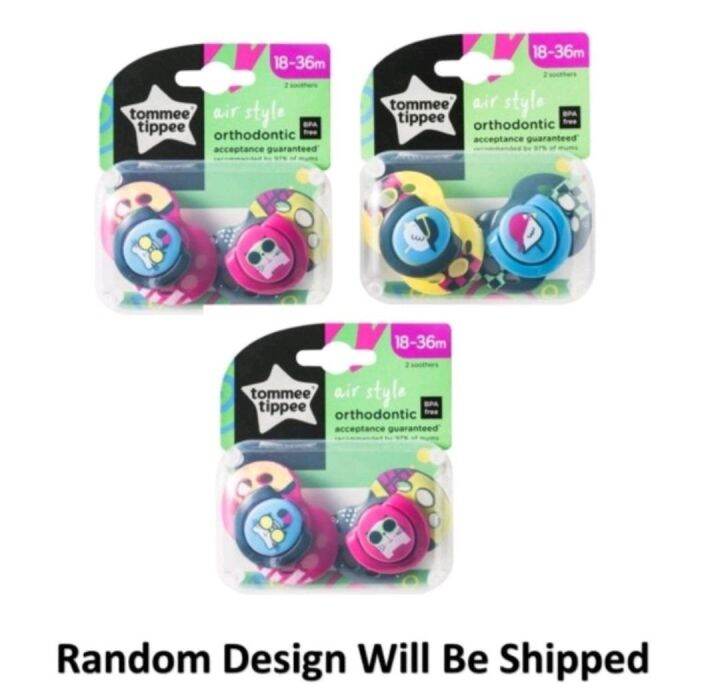 TOMMEE TIPPEE PACIFIER ORTHODONTIC AIR STYLE 1836M Lazada