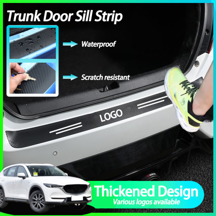 1pc Car Trunk Door Sill Protection Strip
