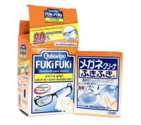 Kobayashi Quikwipe Fuki Fuki 20s/Box - ควิกไวพ์ ฟูกิฟูกิ แผ่นไมโครไฟเบอร์สำหรับทำความสะอาดเลนส์ 1 กล่อ