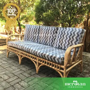 Sofa deals rotan moden