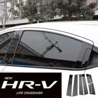 เพลทเสาประตูสีดำ piano black Honda HRV 2014-ปัจจุบัน