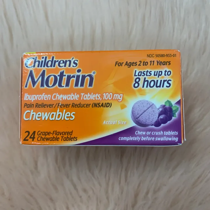 Children’s Motrin Chewables 24Tablets Lazada PH