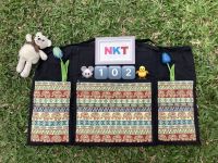 Half Apron NKT.102 ผ้ากันเปื้อนแบบครึ่งตัว ผ้ากันเปื้อนพื้นเมืองลายช้างไทย