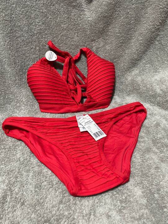 Etam’s TwoPiece Bikini (Red) Large Lazada PH