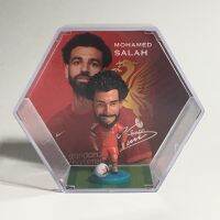 Liverpool โมเดลนักฟุตบอล Mohamed Salah พร้อมกล่องอะครีลิค