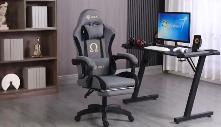 KUCA เก้าอี้เกมมิ่ง ผ้าเทคนิคใหม่ เก้าอี้ เก้าอี้คอม รับประกันห้าปี เก้าอี้ เก้าอี้ทํางาน gaming chairเก้าอี้คอมพิวเตอร์