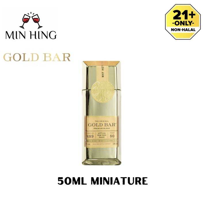 The Original Gold Bar Premium Blend Whisky 50ml Miniature Lazada
