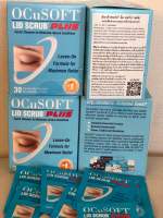 Ocusoft lid scrub plus แผ่นเช็ดรอบดวงตาExp 06/2024