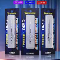 ช่าง C210 SK TS TI ตะกั่ว-ฟรีแบบบูรณาการเครื่องเชื่อมเหล็กเคล็ดลับความร้อนได้อย่างรวดเร็วสำหรับสถานีบัดกรี SMD Rework อุปกรณ์ช่างเชื่อม