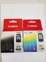 ตลับ canon แท้ 810-811 ดำ+สี แพ็กคู่