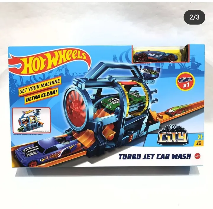Hot Wheels Turbo Jet Car Wash | Lazada 
