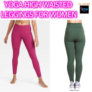 Disco Butto Waist Leather Look High Trouser Women Leggings Wet