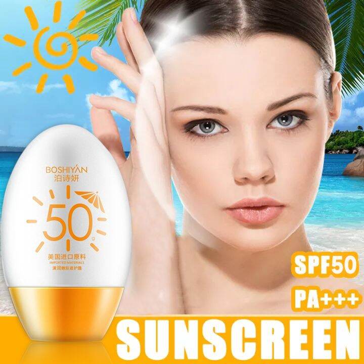 Sunscreen Whitening Sun Cream Spf 50 Facial Body Skin Protective Cream Anti Aging Oil Control