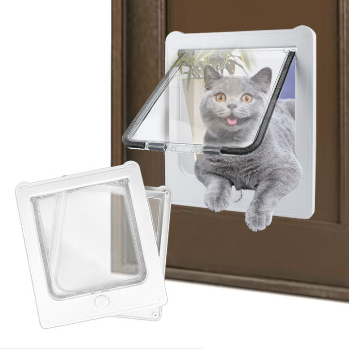 Silent cat outlet flap