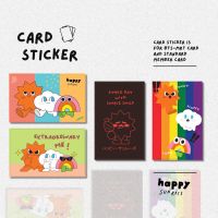 Card Sticker สติกเกอร์ติดบัตร by Happy Sunrays