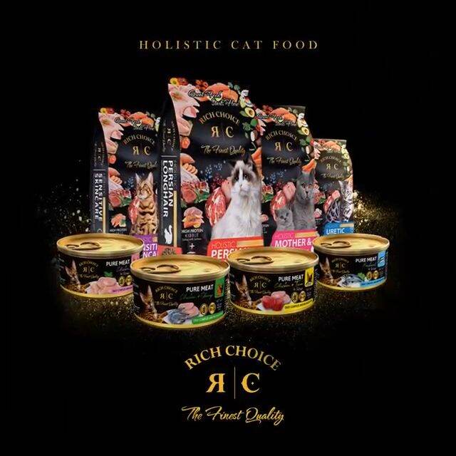 Rich Choice Holistic Persian Long Hair Turkey Salmon + Booster Chew