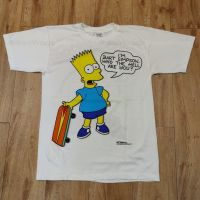 THE SIMPSONS 1990 MOVIE CARTOON (animated sitcom) เสื้อลายการ์ตูนเดอะซิมป์สันส์