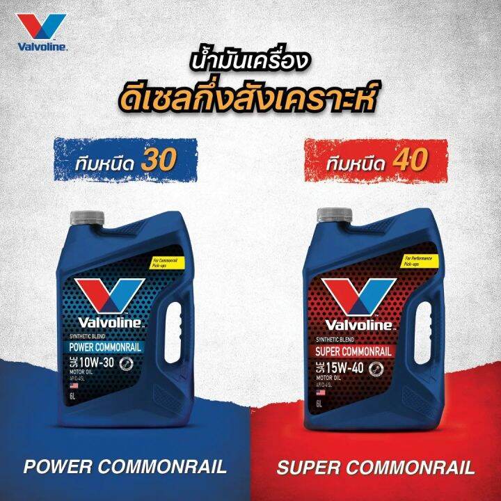 น้ำมันเครื่องดีเซลกึ่งสังเคราะห์-10w-30-7ลิตร-วาโวลีน-valvoline