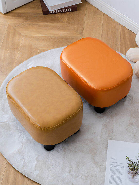 Candy Stool Home Leather Stool Living Room Sofa Stool Bench Door