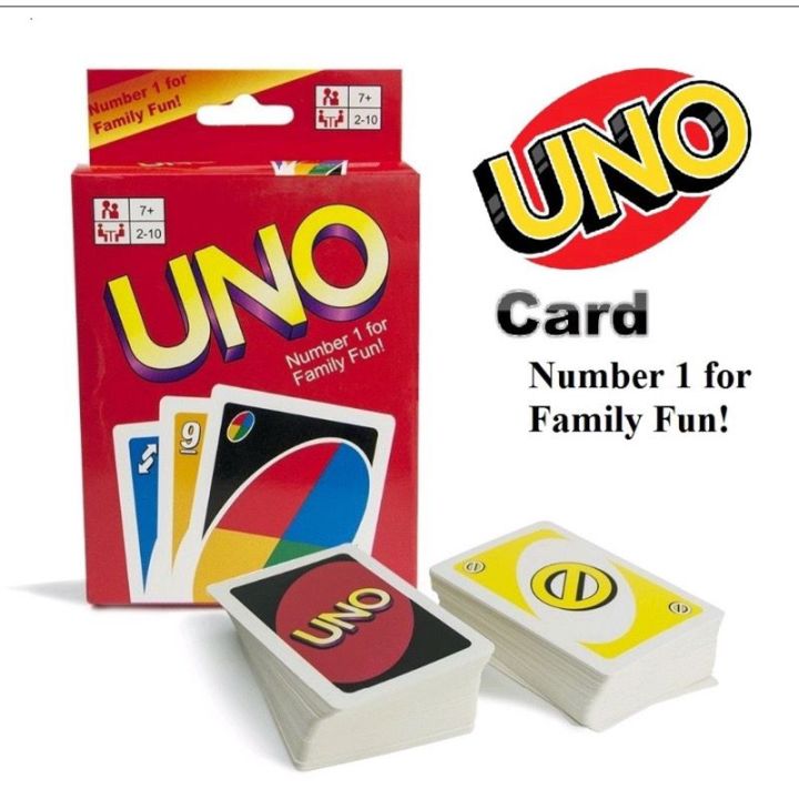 Uno Cards Game Cards With Customizable Wild Card Uno Card Board Family Kids  Games Toys Uno Kad Untuk Keluar Kanak Mainan | Lazada