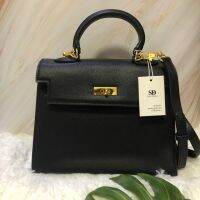 กระเป๋าเคลลี่ ดำ  11*8*5”  solinda