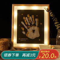 พิมพ์ด้วยมือคู่รักมือฟิล์มมือกรอบรูปของที่ระลึก DIY ทำภาพสีน้ำมันกรอบรูปยิปซั่มทำของขวัญให้แฟน