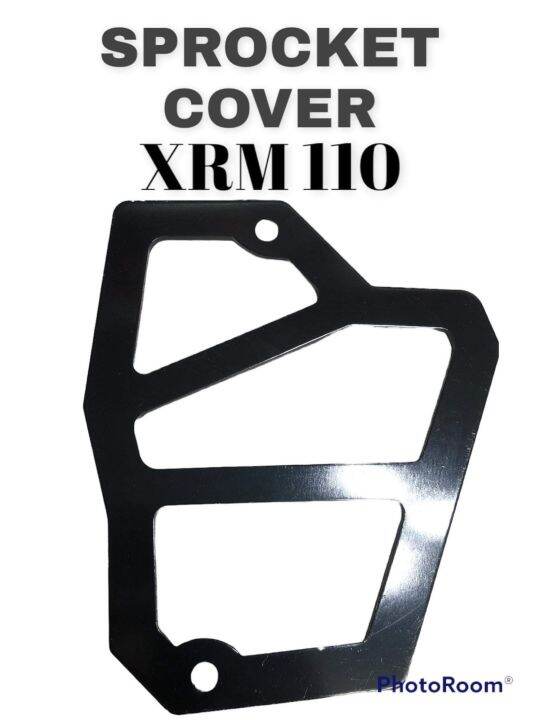 SPROCKET COVER FOR XRM 110 BLACK COLOR Lazada PH