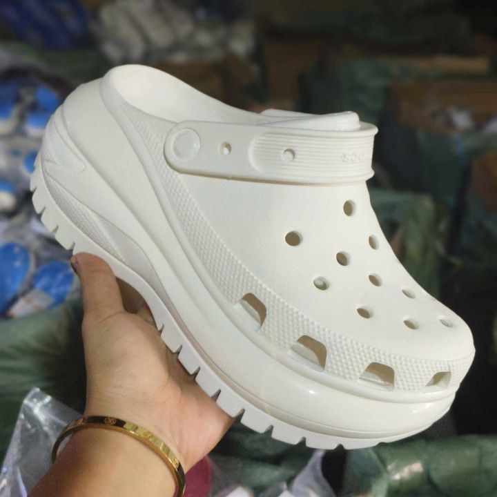 รองเท้าcrocsแบบใหม่แบบสูงสำหรับผู้หญิงมี-size-35-ถึง-40